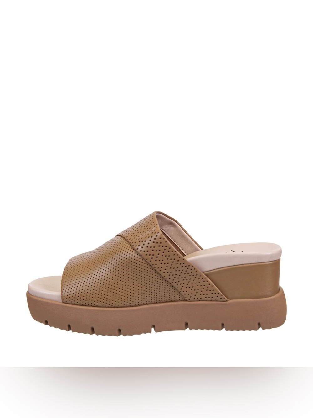 OTBT Norm Slide Sandal with Perforated Upper